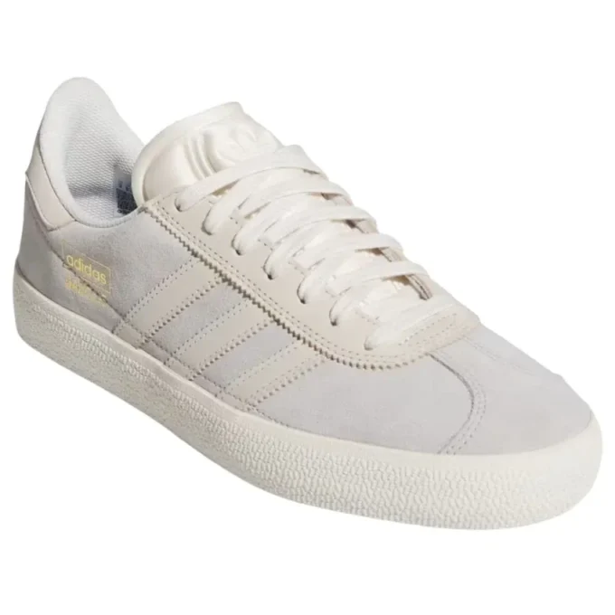 Adidas Gazelle Adv „Grey Two Chalk White Gold Metallic“