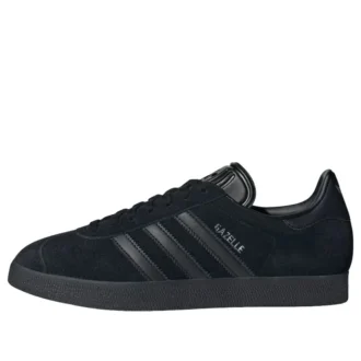Adidas Gazelle „All Black Silver Metallic“