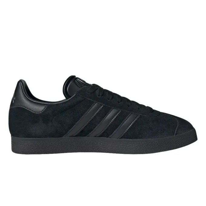 Adidas Gazelle „All Black Silver Metallic“