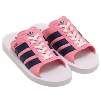 Adidas Gazelle Beach Slides „Pink Dark Blue“ Adidas Gazelle Beach Slides „Pink Dark Blue“