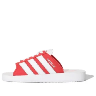 Adidas Gazelle Beach Slides „White Red“