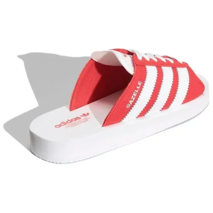 Adidas Gazelle Beach Slides „White Red“