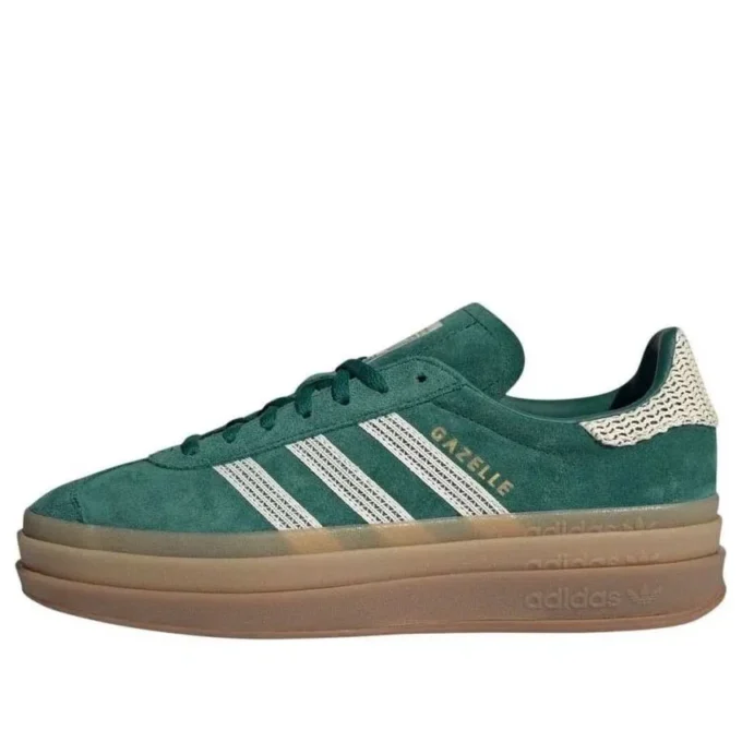 Adidas Gazelle Bold „Collegiate Green White Gold“