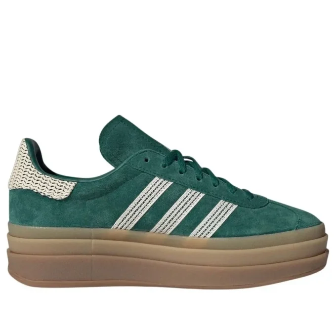 Adidas Gazelle Bold „Collegiate Green White Gold“