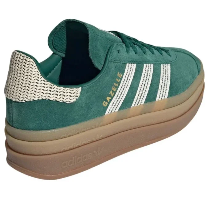 Adidas Gazelle Bold „Collegiate Green White Gold“