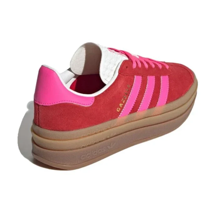 Adidas Gazelle Bold „Collegiate Red Lucid Pink“
