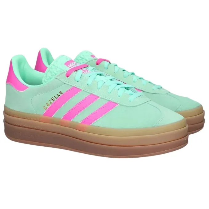 Adidas Gazelle Bold „Pulse Mint Screaming Pink“ Adidas Gazelle Bold „Pulse Mint Screaming Pink“
