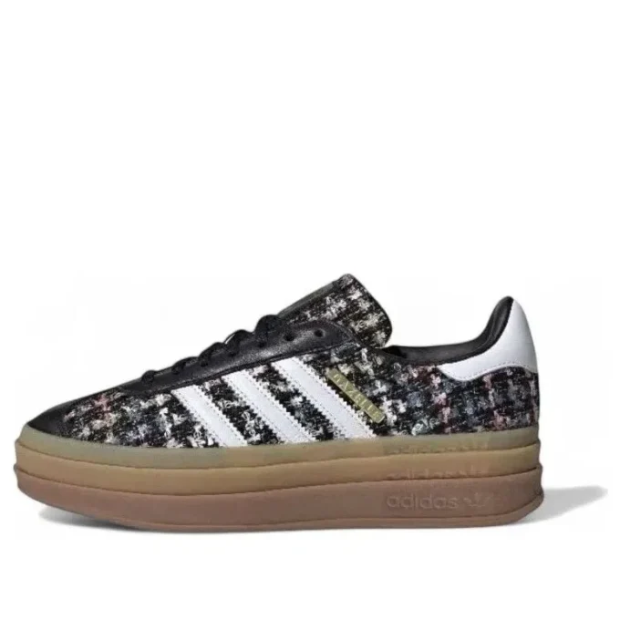 Adidas Gazelle Bold „Tweed – Black Gum“
