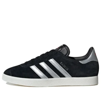 Adidas Gazelle „Core Black Silver Metallic“