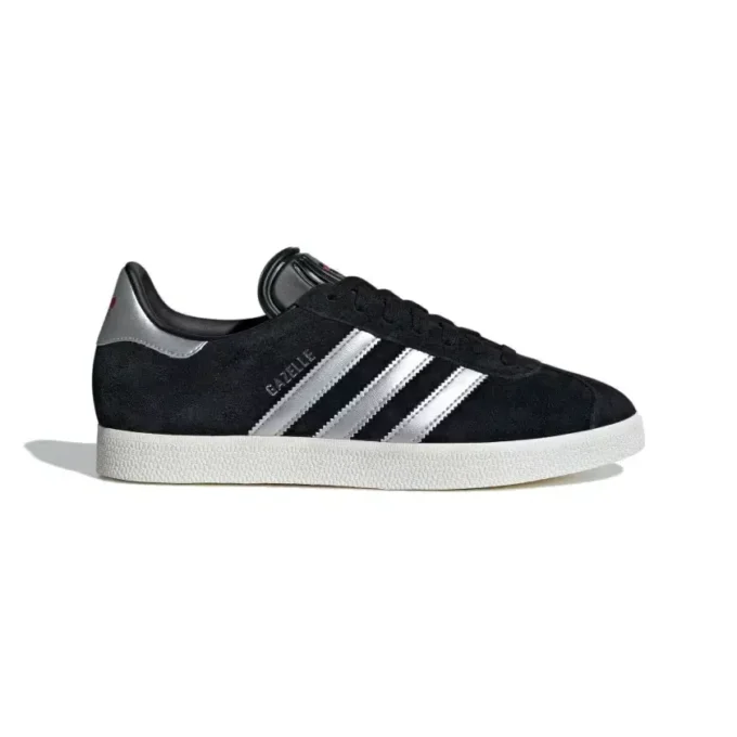 Adidas Gazelle „Core Black Silver Metallic“