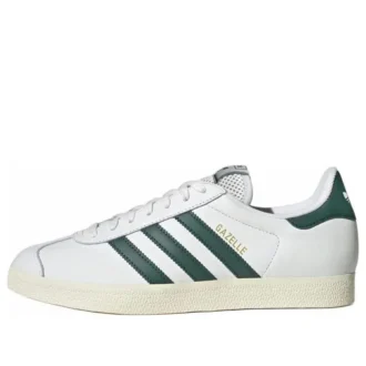 Adidas Gazelle „Core White Collegiate Green Cream White“