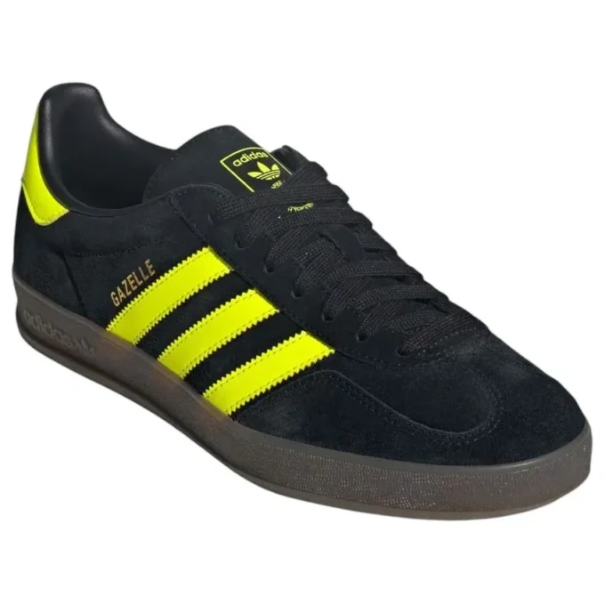 Adidas Gazelle Indoor „Black Solar Yellow“