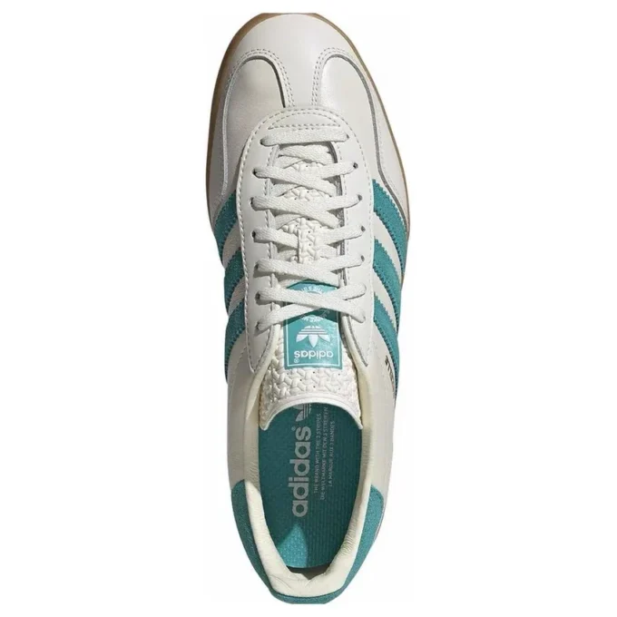 Adidas Gazelle Indoor „Chalk White Turquoise“