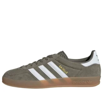 Adidas Gazelle Indoor „Olive Strata Cloud White“
