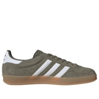 Adidas Gazelle Indoor „Olive Strata Cloud White“