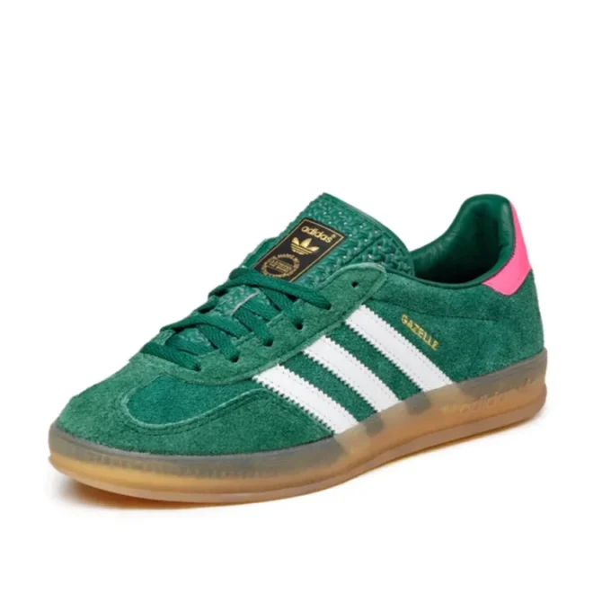Adidas Gazelle Indoor Shoes „Collegiate Green Pink“ Adidas Gazelle Indoor Shoes „Collegiate Green Pink“