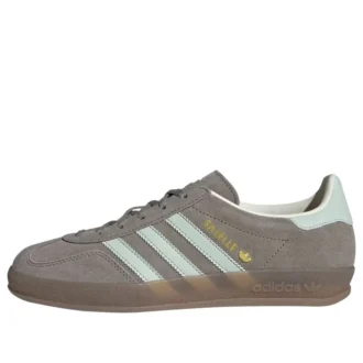 Adidas Gazelle Indoor „Silver Pebble Linen Green Gum“