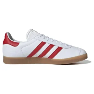 Adidas Gazelle Leather „White Red Gum“