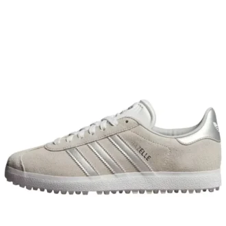 Adidas Gazelle Spikeless Golf „Crystal White Silver Metallic“