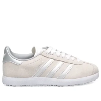Adidas Gazelle Spikeless Golf „Crystal White Silver Metallic“