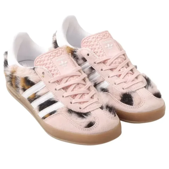 Adidas X Atmos Pink Gazelle Indoor „Trinity Leopard Sand Pink“