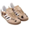 Adidas X Atmos Pink Gazelle Indoor „Trinity Leopard Warm Sandstone“
