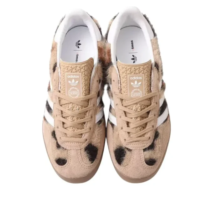 Adidas X Atmos Pink Gazelle Indoor „Trinity Leopard Warm Sandstone“