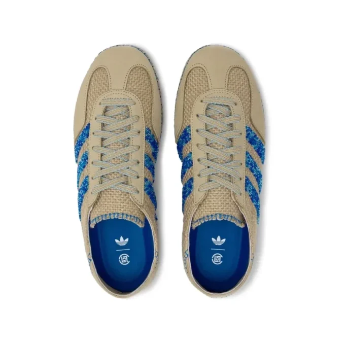 Adidas X Clot Gazelle „Linen Khaki Blue Bird“ Adidas X Clot Gazelle „Linen Khaki Blue Bird“