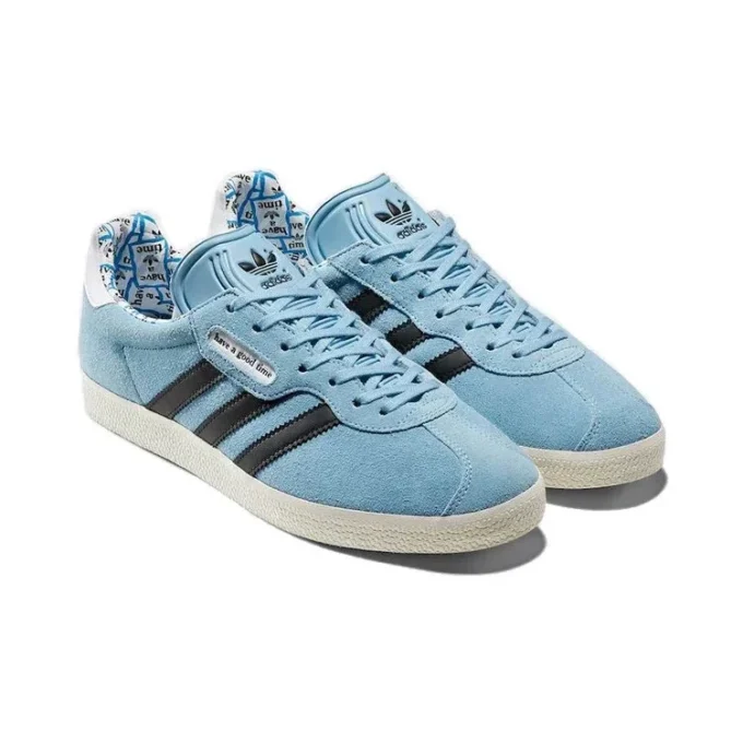 Adidas X Have a Good Time Gazelle Super „Clear Blue“