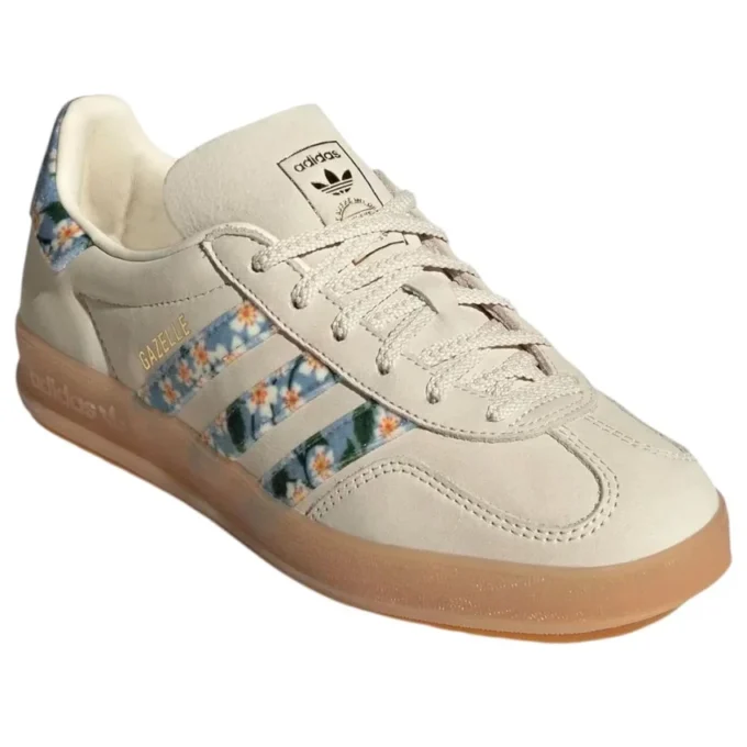 Adidas X Liberty London Gazelle Indoor „Cream White Tactile Blue“