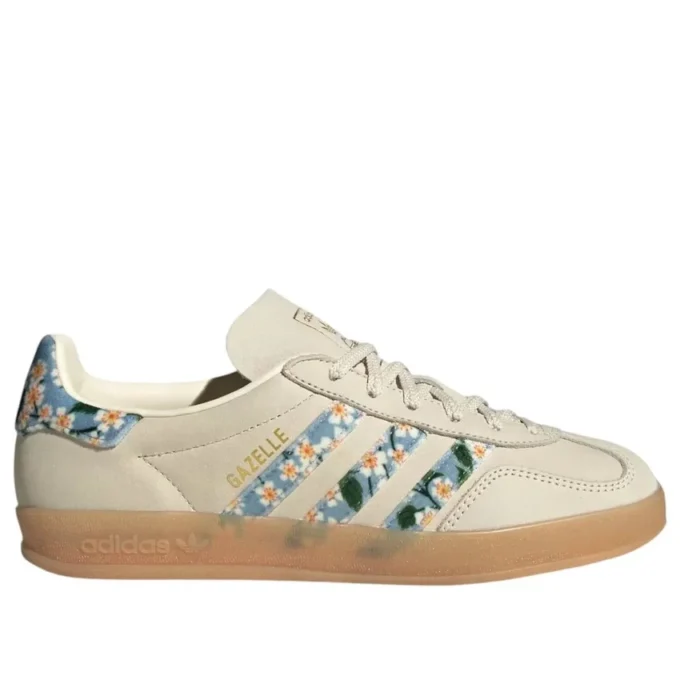 Adidas X Liberty London Gazelle Indoor „Cream White Tactile Blue“