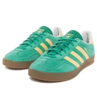 Adidasoriginal Gazelle Indoor „Green Yellow Tan“