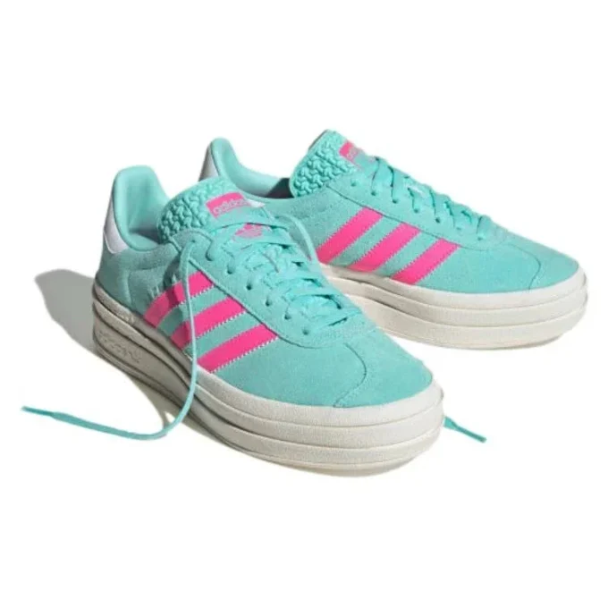 Boty Adidas Gazelle „Flash Aqua Lucid Pink“