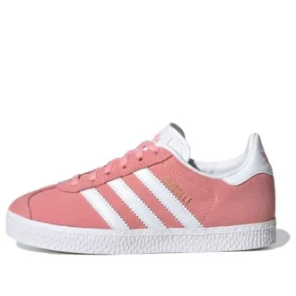 Boty Adidas Gazelle J „Pink White Golden“ Boty Adidas Gazelle J „Pink White Golden“