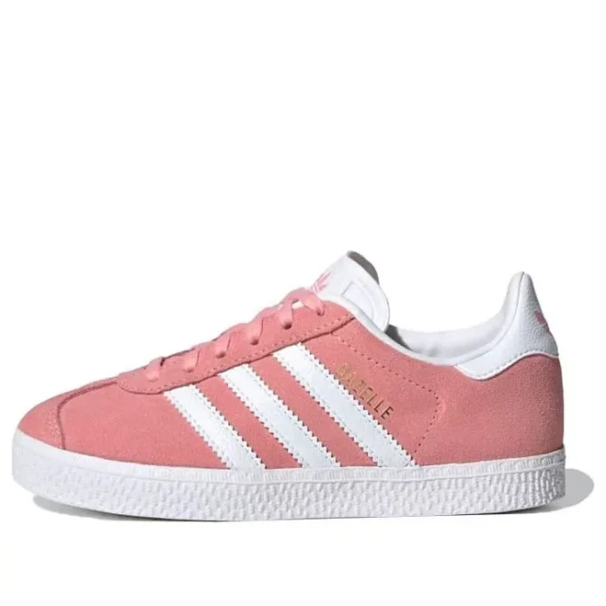 Boty Adidas Gazelle J „Pink White Golden“