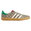 Boty Adidas X Gucci Gazelle Gg Supreme „Beige Ebony Green“