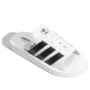 Párové plážové pantofle Adidas Gazelle „White Black“