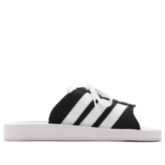 Párové plážové pantofle Adidas Gazelle „White Black“ Párové plážové pantofle Adidas Gazelle „White Black“