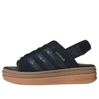 Sandály Adidas Gazelle Bold „Core Black Snakeskin“