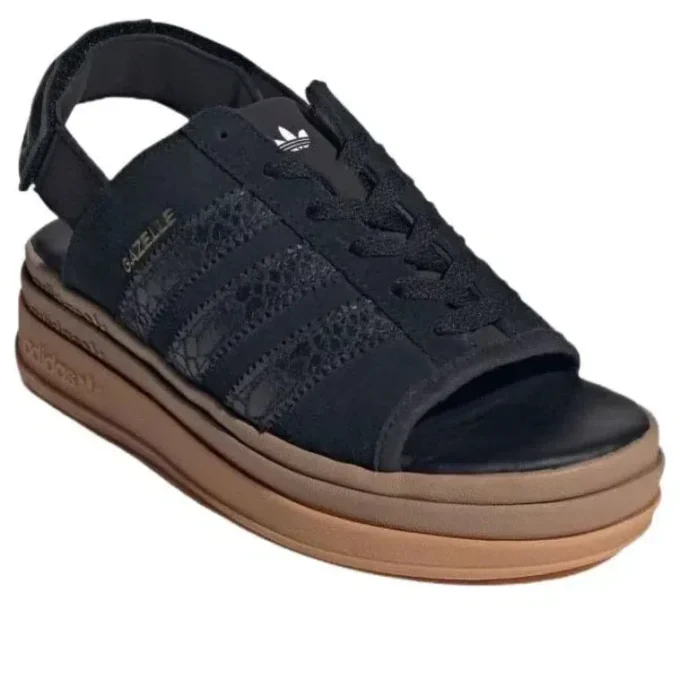 Sandály Adidas Gazelle Bold „Core Black Snakeskin“