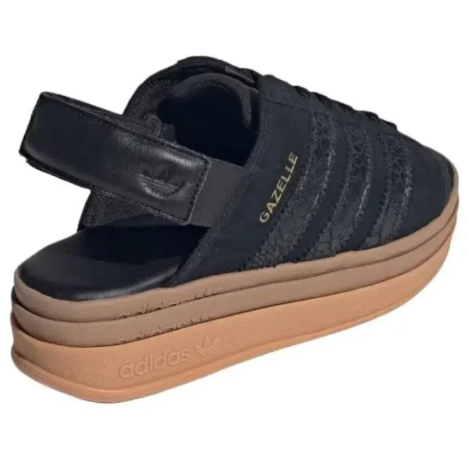 Sandály Adidas Gazelle Bold „Core Black Snakeskin“