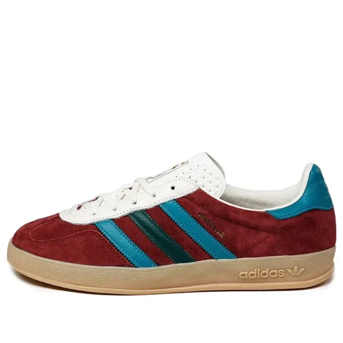 Vnitřní boty Adidas Gazelle „Burgundy Arctic Fusion Collegiate Green“
